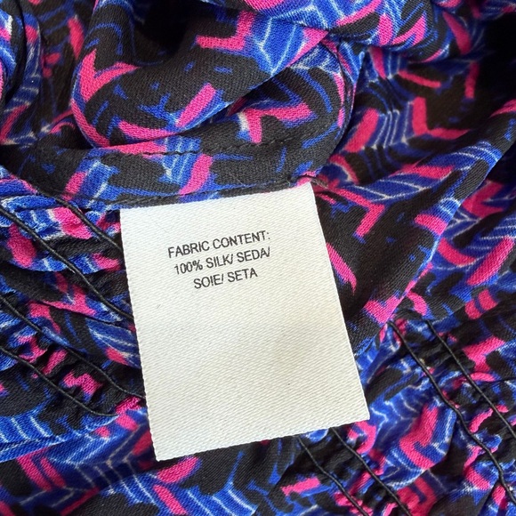 Derek Lam 100% Silk Blouse, 10 Crosby, Roused, Purple/Pink, Boho, Women’s US 6 - Picture 12 of 13